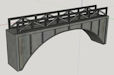 Download the .stl file and 3D Print your own Train Bridge HO scale model for your model train set.